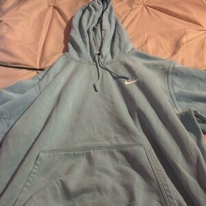 Baby blue Nike hoodie